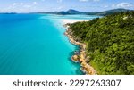 Whitsundays Islands NSW Australia Coast Drone