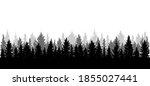 panorama of beautiful forest ... | Shutterstock .eps vector #1855027441