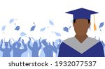 african american man graduate... | Shutterstock .eps vector #1932077537