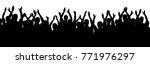 applause people. cheerful crowd ... | Shutterstock .eps vector #771976297