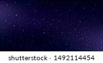 beautiful milky way galaxy... | Shutterstock .eps vector #1492114454