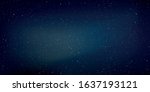 realistic starry sky. shining... | Shutterstock .eps vector #1637193121