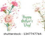horizontal mother's day ... | Shutterstock .eps vector #1347747764