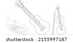 musical instruments one... | Shutterstock .eps vector #2155997187