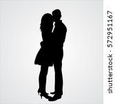 icon couple girl and man | Shutterstock .eps vector #572951167