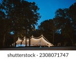 Wedding tent at night   special ...