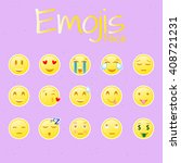 emojis | Shutterstock .eps vector #408721231