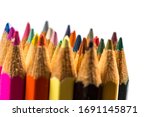 colored pencils for drawing and ... | Shutterstock . vector #1691145871