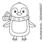 Funny Winter Penguin For...