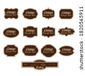 chocolate premium quality stamp.... | Shutterstock .eps vector #1820565911