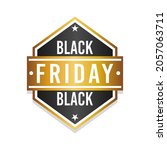 black friday stamp badge icon... | Shutterstock .eps vector #2057063711