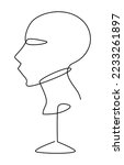 Model Of A Human Head  A...