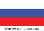 russia flag | Shutterstock .eps vector #365366501