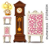Grandfather Clock And Vintage...