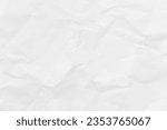 Small photo of Grunge wrinkled white color paper textured background with copy space. Use for decoration or layer