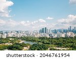 Panoramic View Of Seoul City...