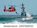 Coast guard training operation...