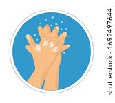 Washing your hands with soap and water vector clipart image - Free ...