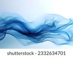 Small photo of Blue smoke, Abstract art, Abstract Blue smoke, Blue smoke abstract, Blue wave, white background