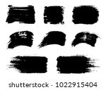 vector black paint  ink vector... | Shutterstock .eps vector #1022915404