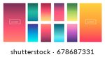 soft color background. modern... | Shutterstock .eps vector #678687331
