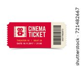 Vector Red Cinema Ticket...