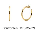 Small photo of Metal Erring with Topaz and Diamonds including clipping path