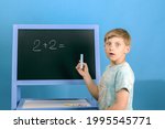 The Boy Solves The Math...