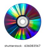 Colorful compact disc isolated...