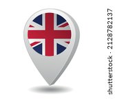 flag of united kingdom on... | Shutterstock .eps vector #2128782137