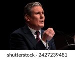 Small photo of Glasgow, Scotland - February 18 2024: Labour Leader Sir Keir Starmer makes a speech to the Scottish Labour Annual Conference 2024
