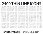 set of 2400 modern thin line... | Shutterstock .eps vector #1410161504
