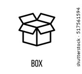 Box Icon Or Logo In Modern Line ...