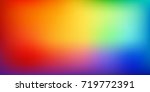 smooth and blurry colorful... | Shutterstock .eps vector #719772391