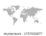 world map vector abstract... | Shutterstock .eps vector #1757032877