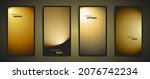 golden black smooth gradient... | Shutterstock .eps vector #2076742234
