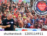 Small photo of Warsaw, Poland. 16 October 2018. European Square. During the European Day of Restoration of the Heart's Activities, the WOSP Foundation organized a record in simultaneous cardiopulmonary resuscitation