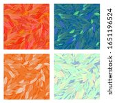 vector set colorful seamless... | Shutterstock .eps vector #1651196524