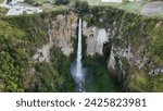 Small photo of sipiso-piso waterfalls, karo, north sumatera