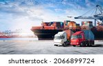 Container Cargo Freight Ship...