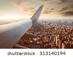 Flight over New York City