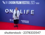 Small photo of London, England, UK - October 12, 2023: Alexandra Greensted attends the "One Life" Headline Gala premiere during the 67th BFI London Film Festival at The Royal Festival Hall