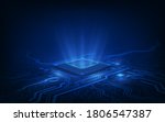 abstract technology chip... | Shutterstock .eps vector #1806547387