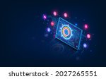 iot isometric concept. mobile... | Shutterstock .eps vector #2027265551