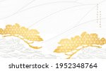 japanese background with hand... | Shutterstock .eps vector #1952348764