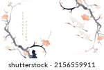 crane birds and art natural... | Shutterstock .eps vector #2156559911