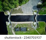 Small photo of A canal lock at Crinan Canal Basin, Crinan Canal, Scotland