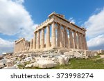 Ruins Of The Temple Parthenon...