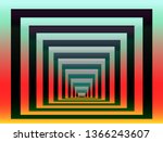 optical background with striped ... | Shutterstock .eps vector #1366243607