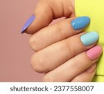 beauty nail art design. many different colour nails design.....